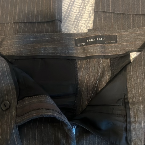 Zara Plead pants Gray Size 8 - Picture 4 of 5